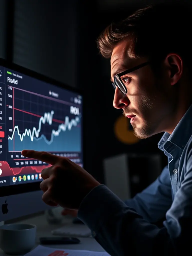 A graph showing improved ROI and reduced ad spend after implementing Synbiox's solutions, demonstrating the tangible benefits of their services.