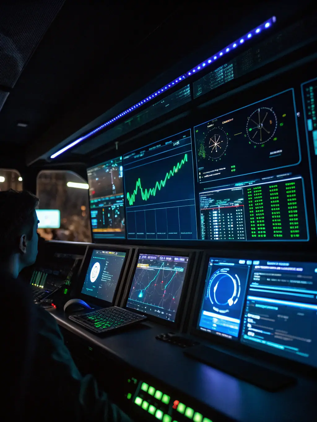 A dashboard screenshot showing real-time traffic analytics and optimization metrics for synbiox's traffic optimization service.